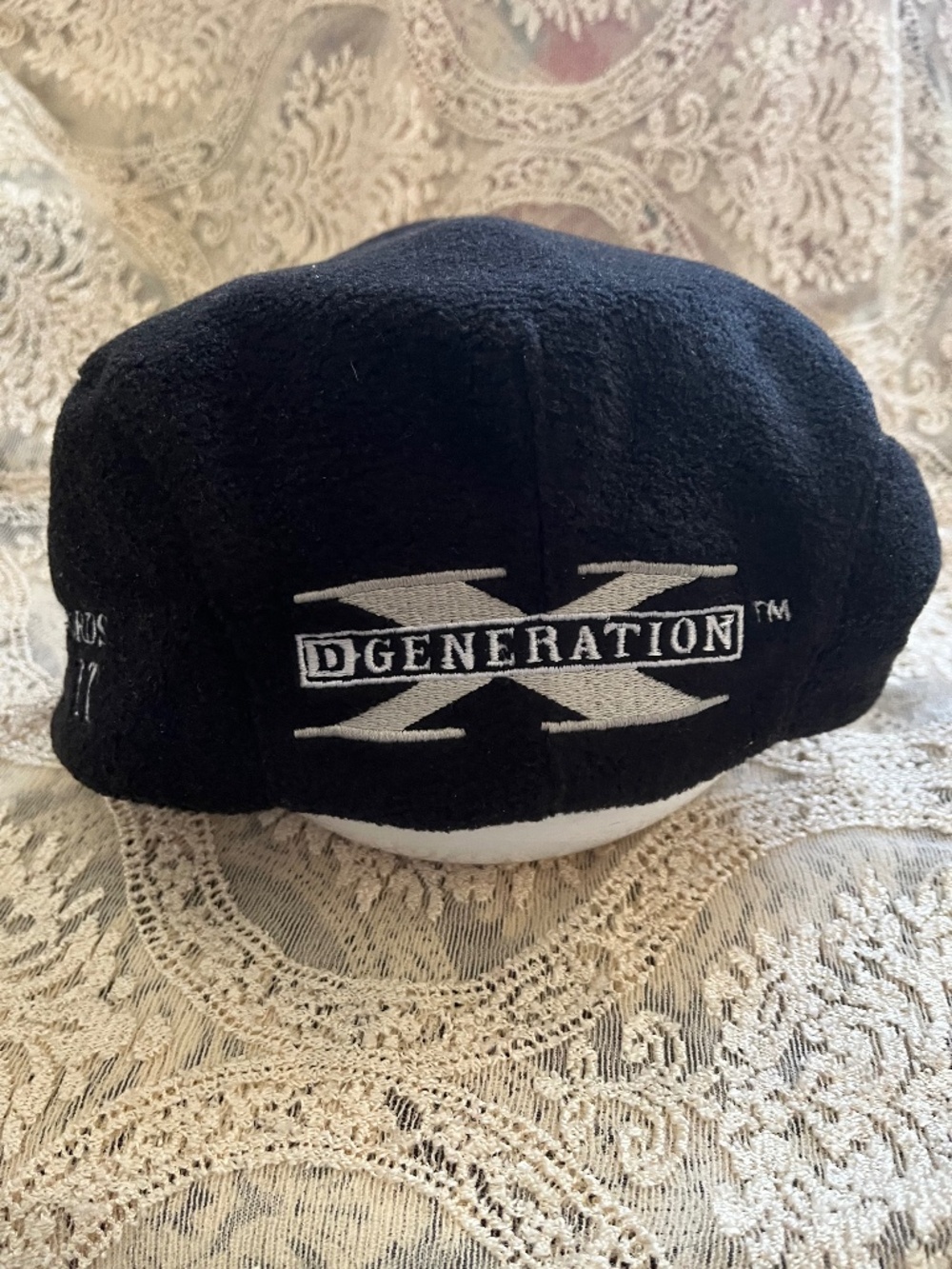 Vintage 1998 beret WWF WWE Merchandise Degeneration X newsboy hat
